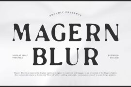 Magern Blur Demo Font