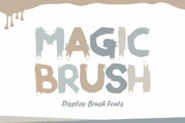 Magic Brush Font