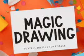 Magic Drawing Font