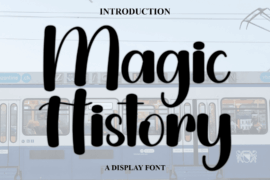 Magic History Font