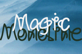 Magic Monoline Font