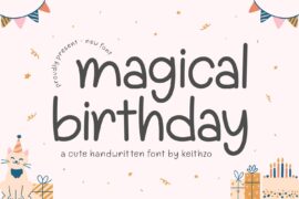 Magical Birthday Font