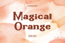 Magical Orange Demo Font