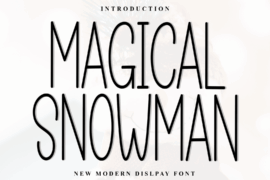 Magical Snowman Font