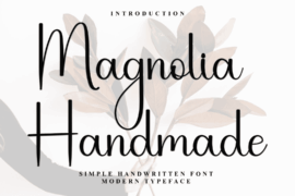 Magnolia Handmade Font