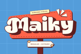 Maiky Retro Demo Font