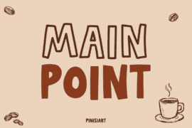 Main-Point Font