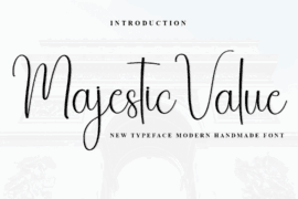 Majestic Value Font