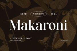 Makaroni Font