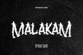 MalakamDemo Font