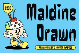 Maldine Drawn Demo Font