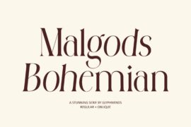 Malgods Bohemian Font Family