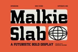 Malkie Slab Demo Font