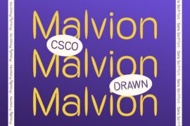 Malvion Drawn Demo Font