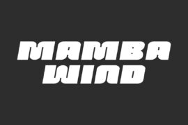 Mamba Wind Demo Font