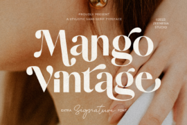 Mango Vintage Demo Font Family