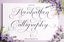 Manhattan Calligraphy Font