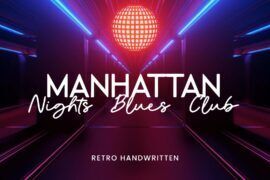 MANHATTANNightsBluesClub Font Family