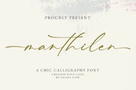 Manthilen DEMO Font