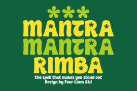 Mantra Rimba Font