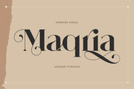 Maqria Vintage Font