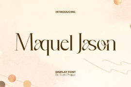 Maquel Jason Demo Font