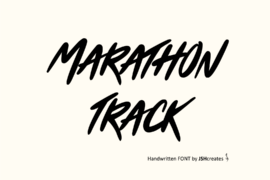 Marathon Track Font