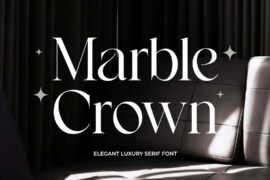 MarbleCrown Font
