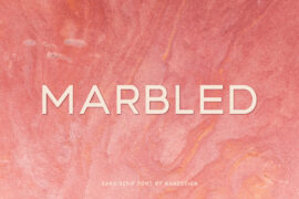 Marbled ND Font