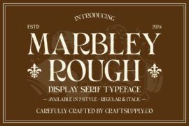 Marbley Rough Demo Font