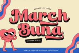 Marchbuna Retro Demo Font