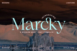 Marcky Display Font