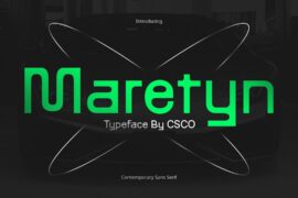Maretyn Demo Font