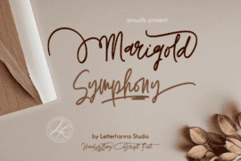 Marigold Symphony Font