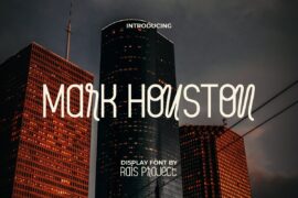 Mark Houston Demo Font
