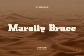 Marolly Bruce Demo Font
