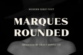 Marques Rounded Demo Font