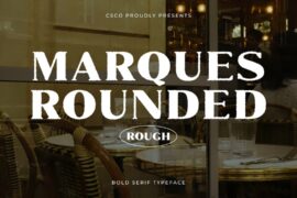 Marques Rounded Rough Demo Font