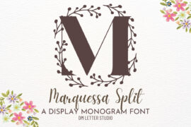 Marquessa Monogram Font