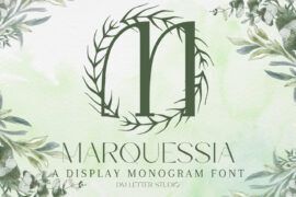 Marquessia Monogram Font