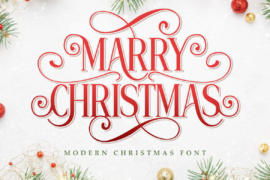 Marry Christmas Font