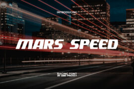 Mars Speed Demo Font