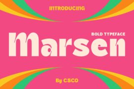 Marsen Demo Font