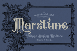 Marstune DEMO Font
