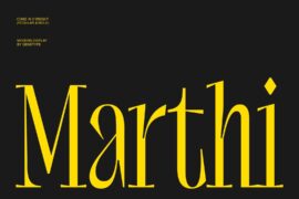 Marthi Font Family