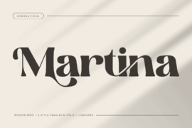 Martina Retro Font