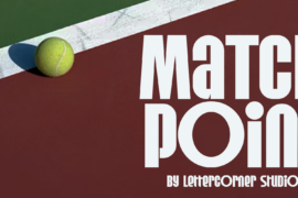 Match Point Font Family