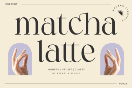 Matcha Latte Personal Use Only Font