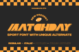 Matchday DEMO Font