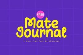 Mate Journal Font